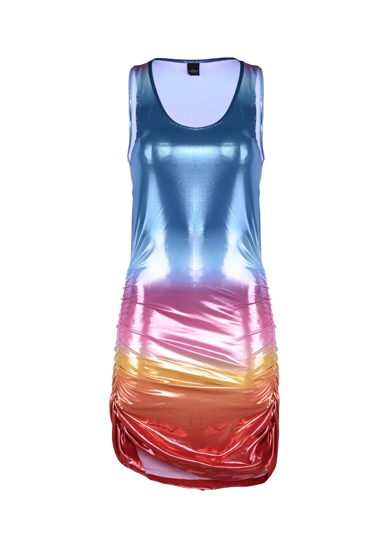 Robe DIANA bleu/rouge