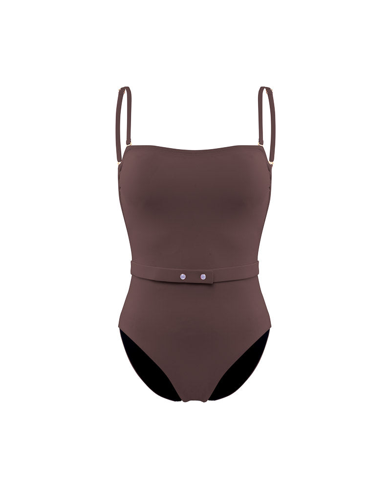 Maillot de bain une pièce bandeau L'Estival bronze