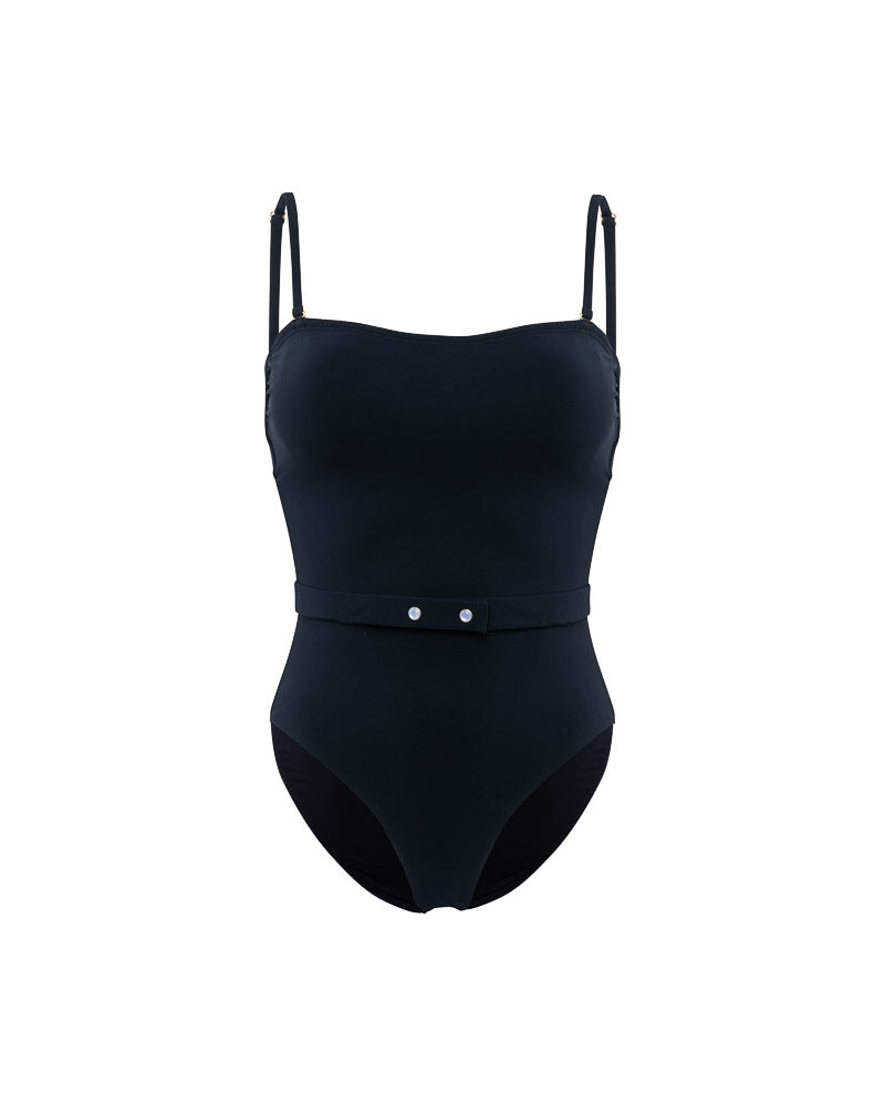 Maillot de bain une pièce bandeau L'Estival charbon