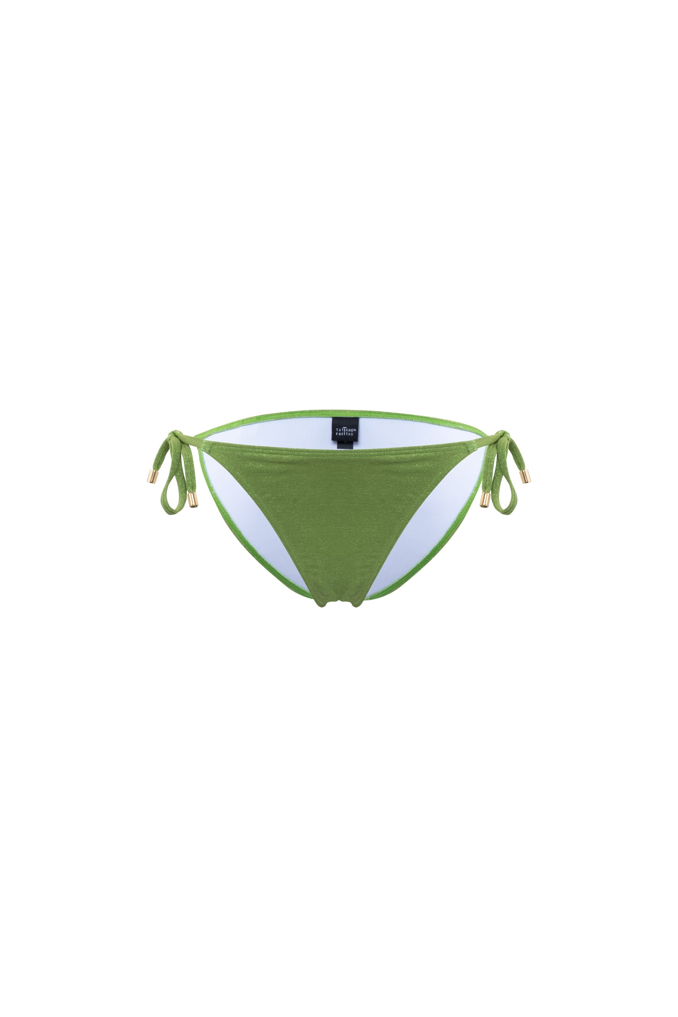 Bas de maillot Attachante en lurex vert pomme