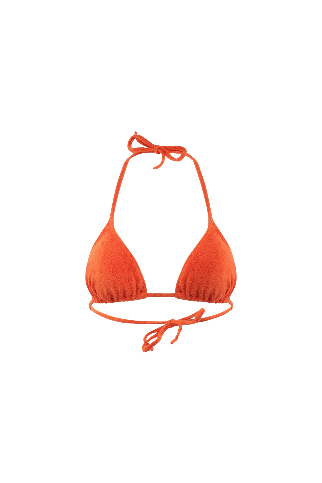 Attachante triangle éponge orange