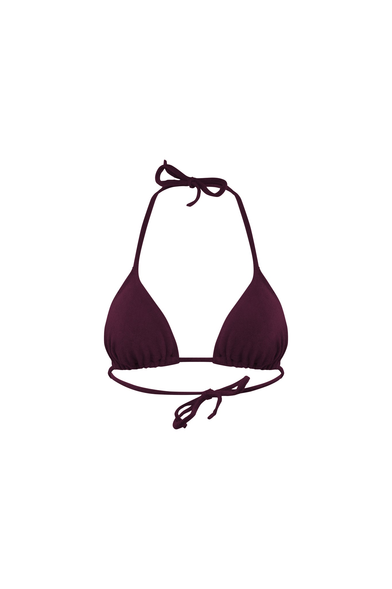 ATTACHANTE TRIANGLE ÉPONGE PRUNE