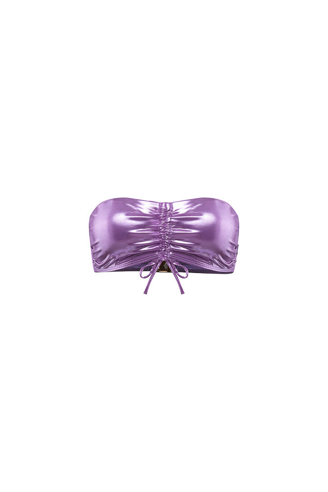 Bandeau froncé Captivante Shine lilas