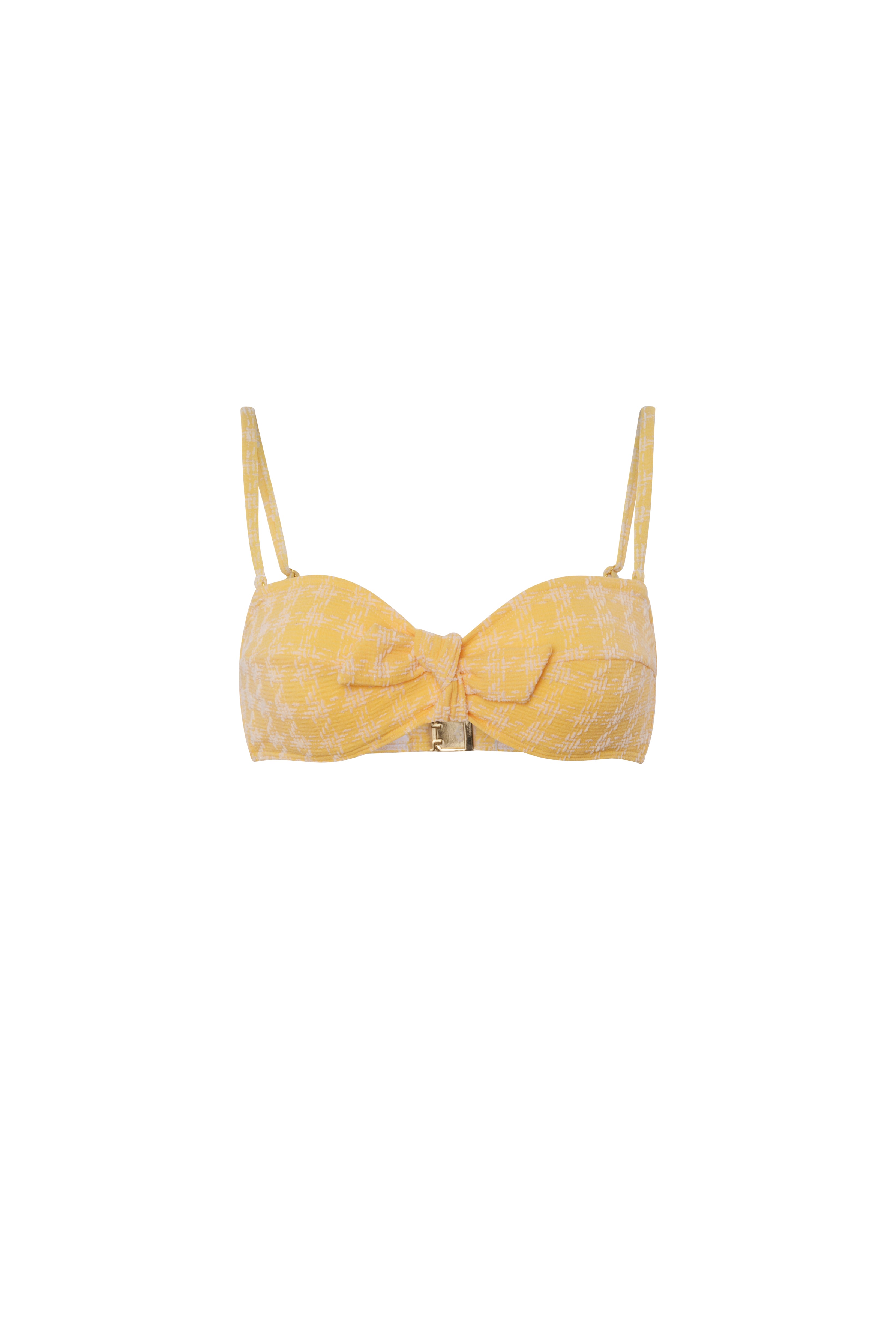 BANDEAU SIMPLE VICHY JAUNE