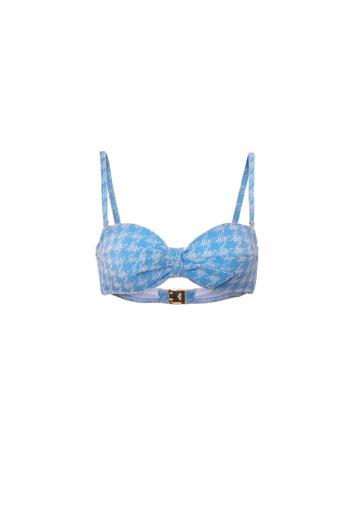 BANDEAU SIMPLE VICHY BLEU