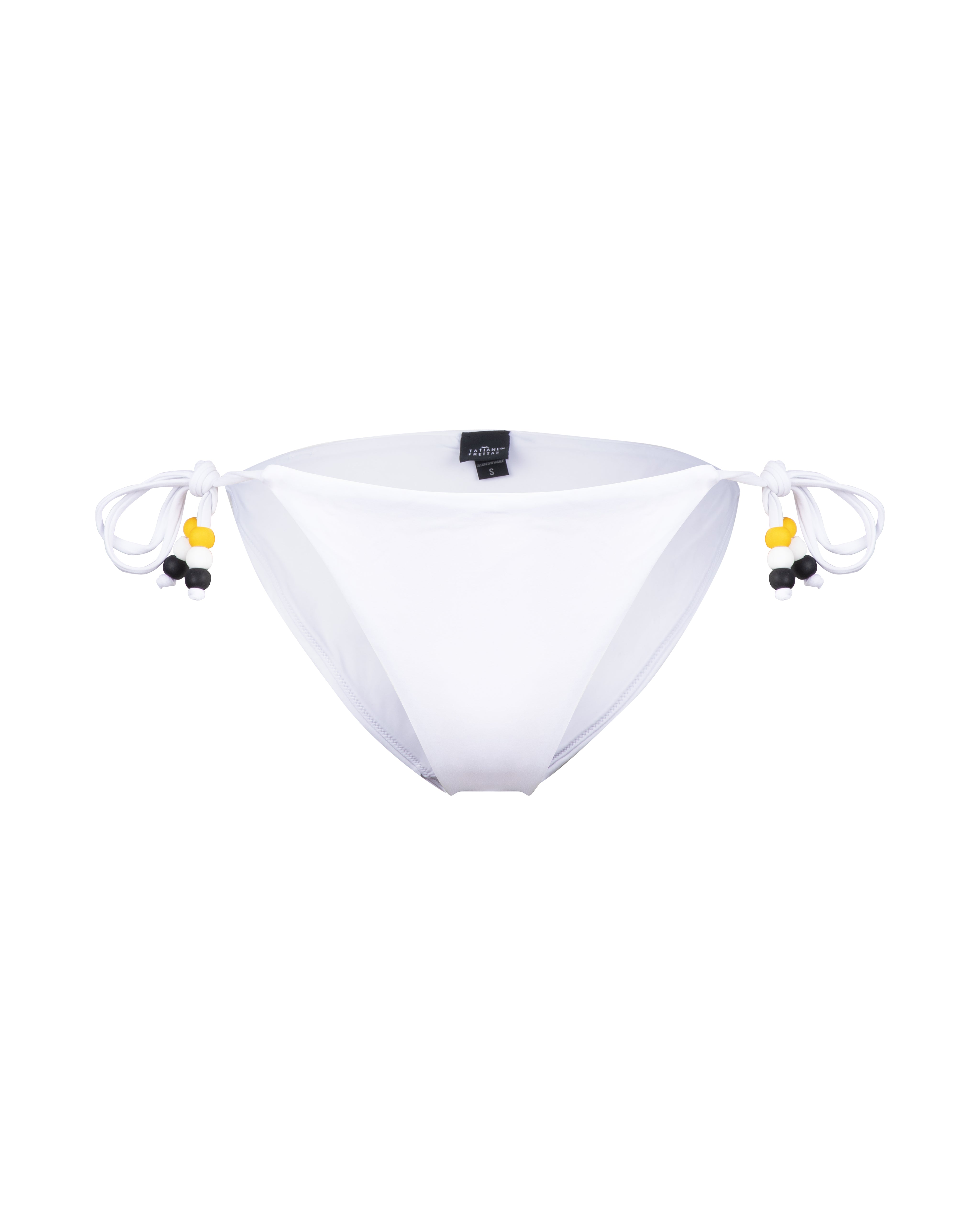 Culotte à lacets perles Blanc