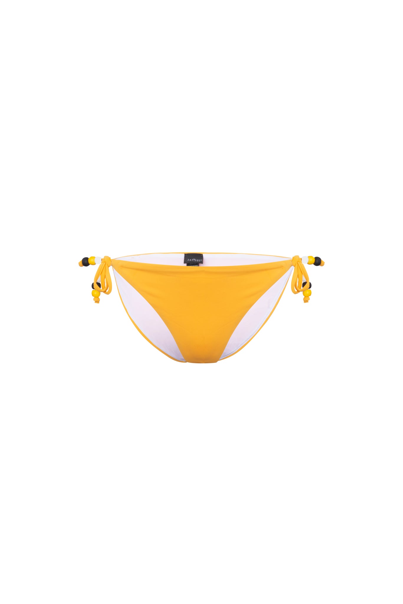 culotte à lacets perles Jaune