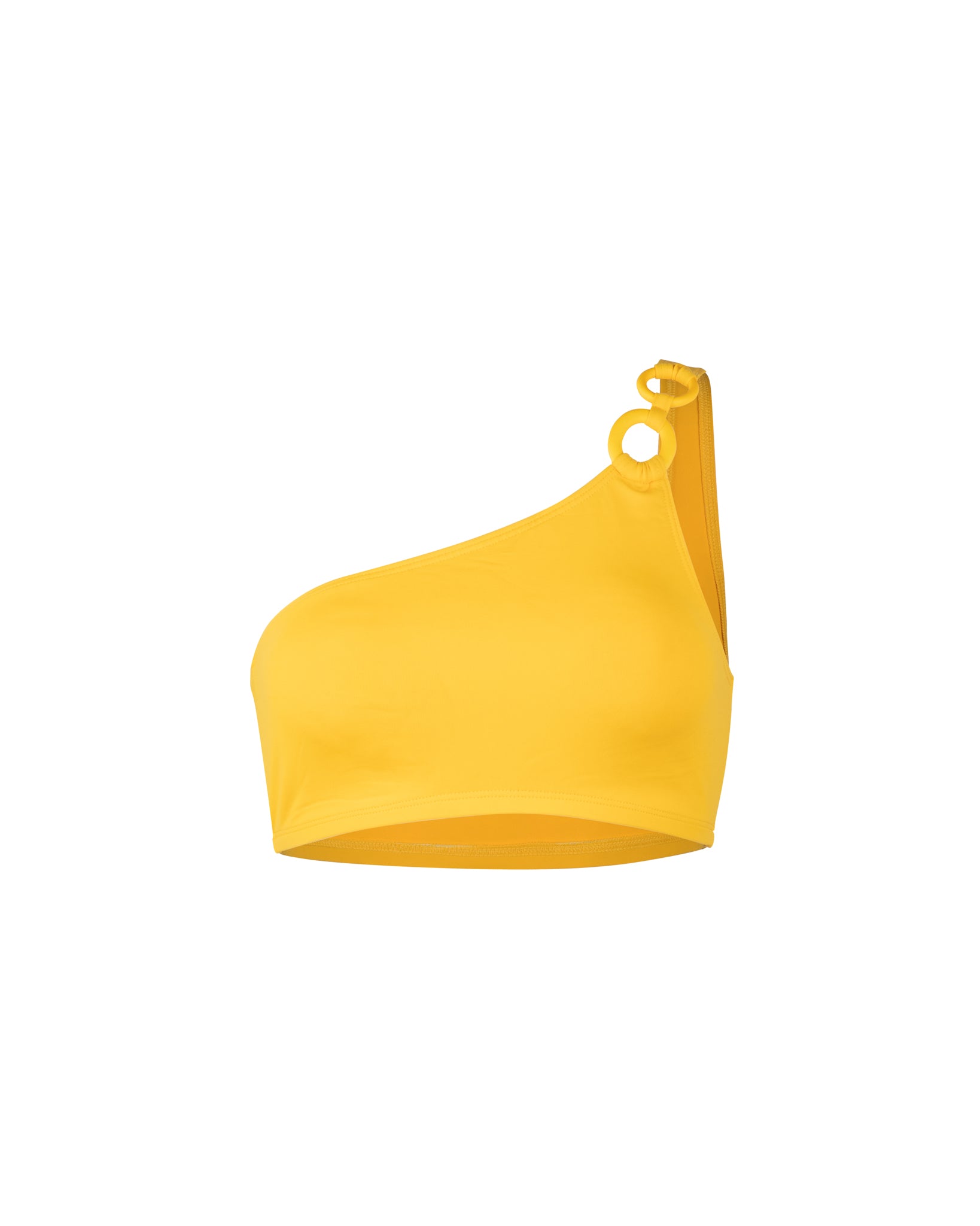 YELLOW ASYMMETRICAL TOP