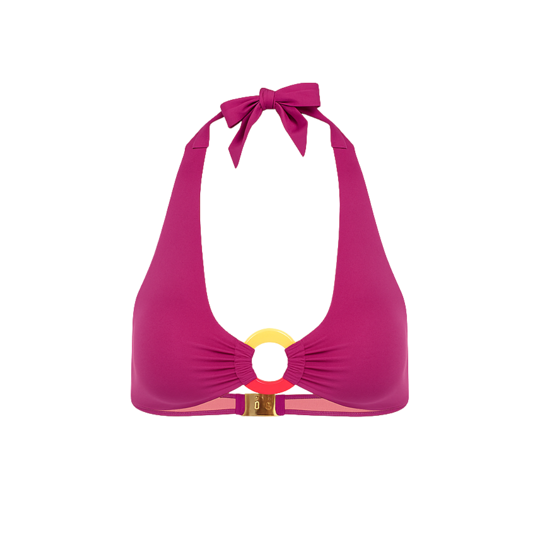 Haut emboitant anneau Rose magenta