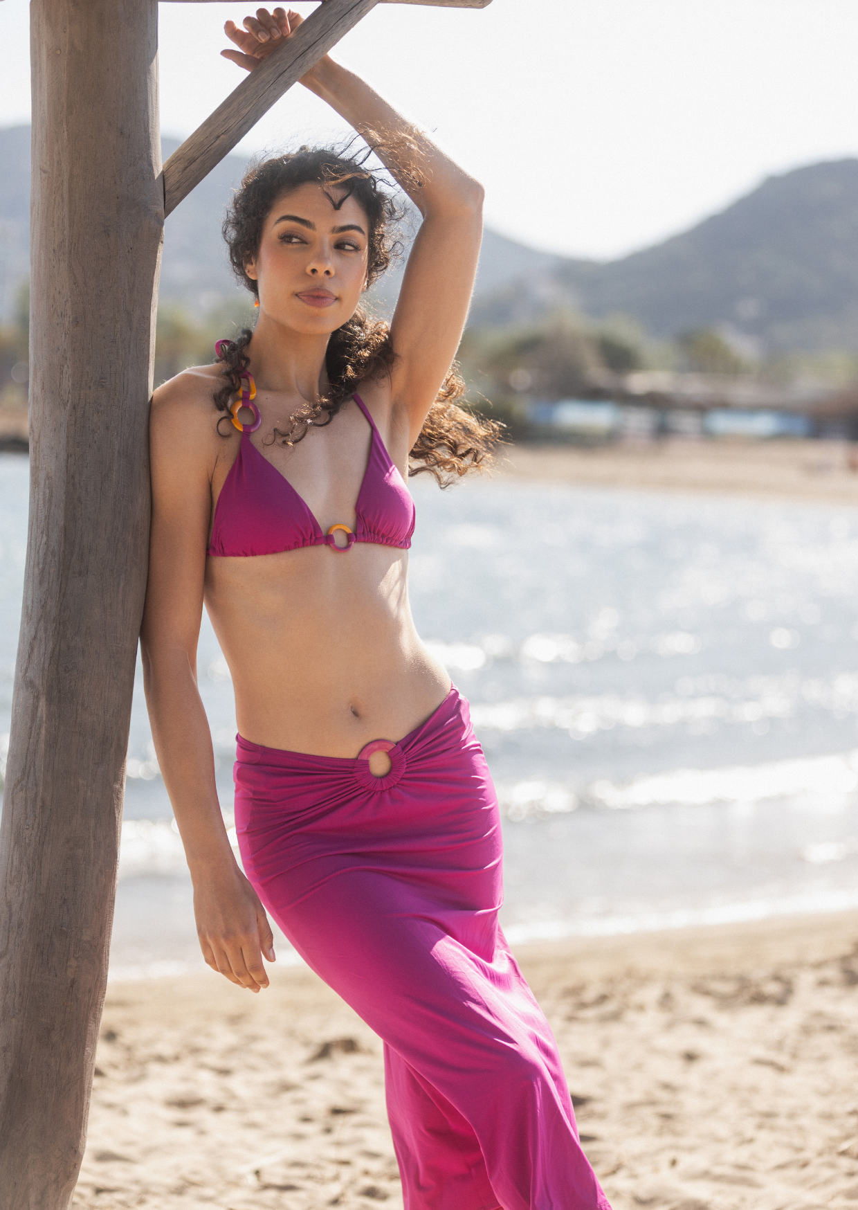 Jupe Elena Rose Magenta