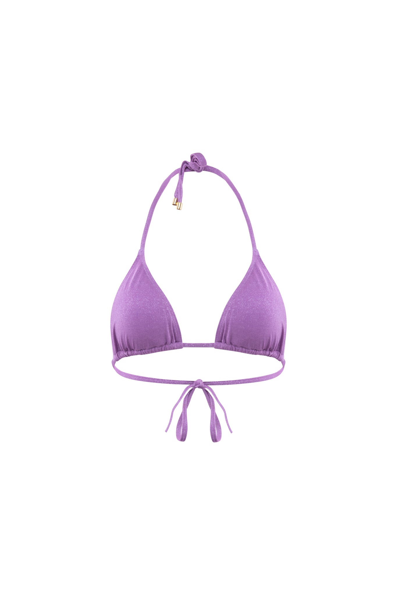 Triangle Rêveuse lurex Lilas