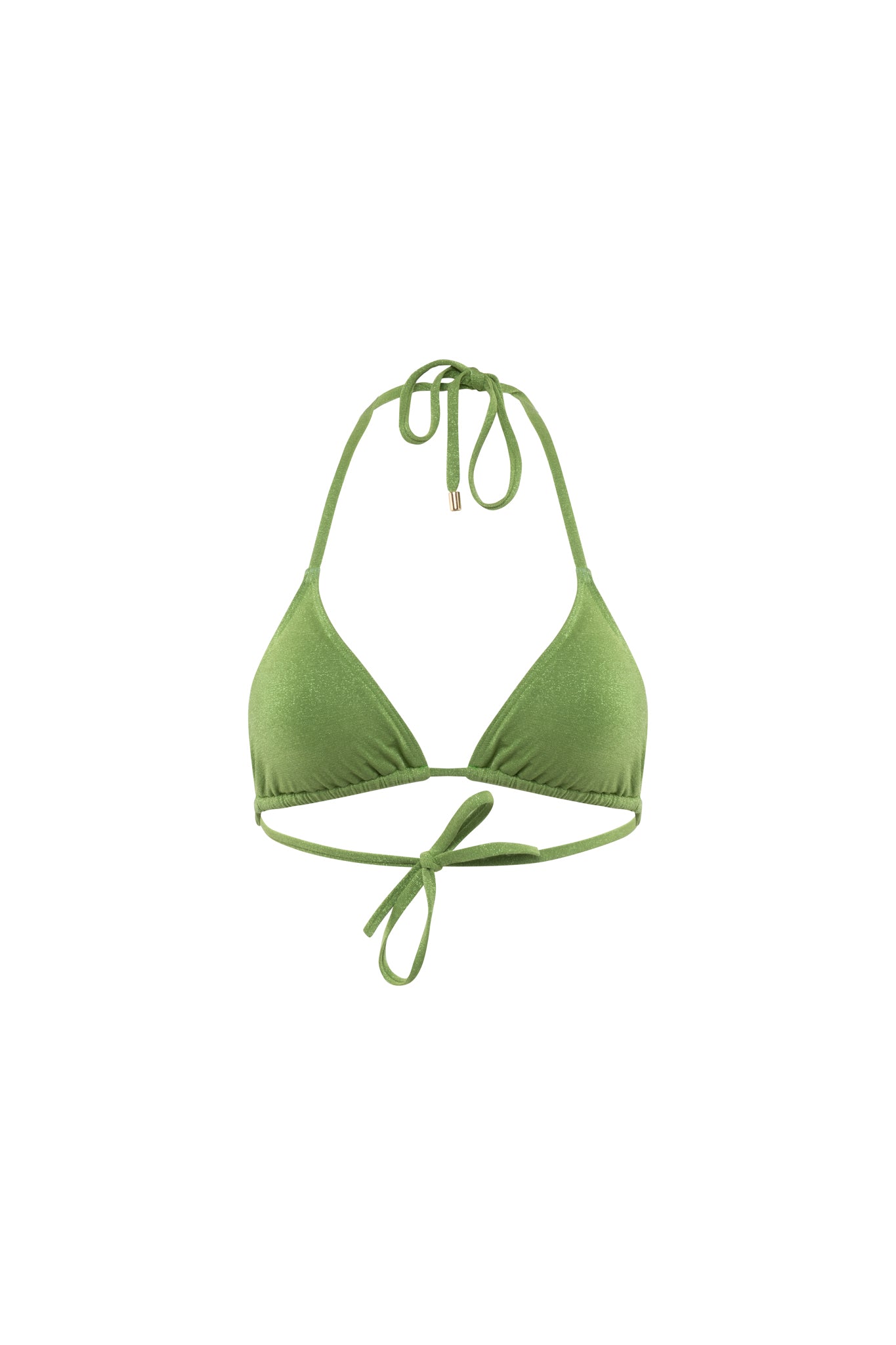 Triangle Rêveuse lurex vert pomme