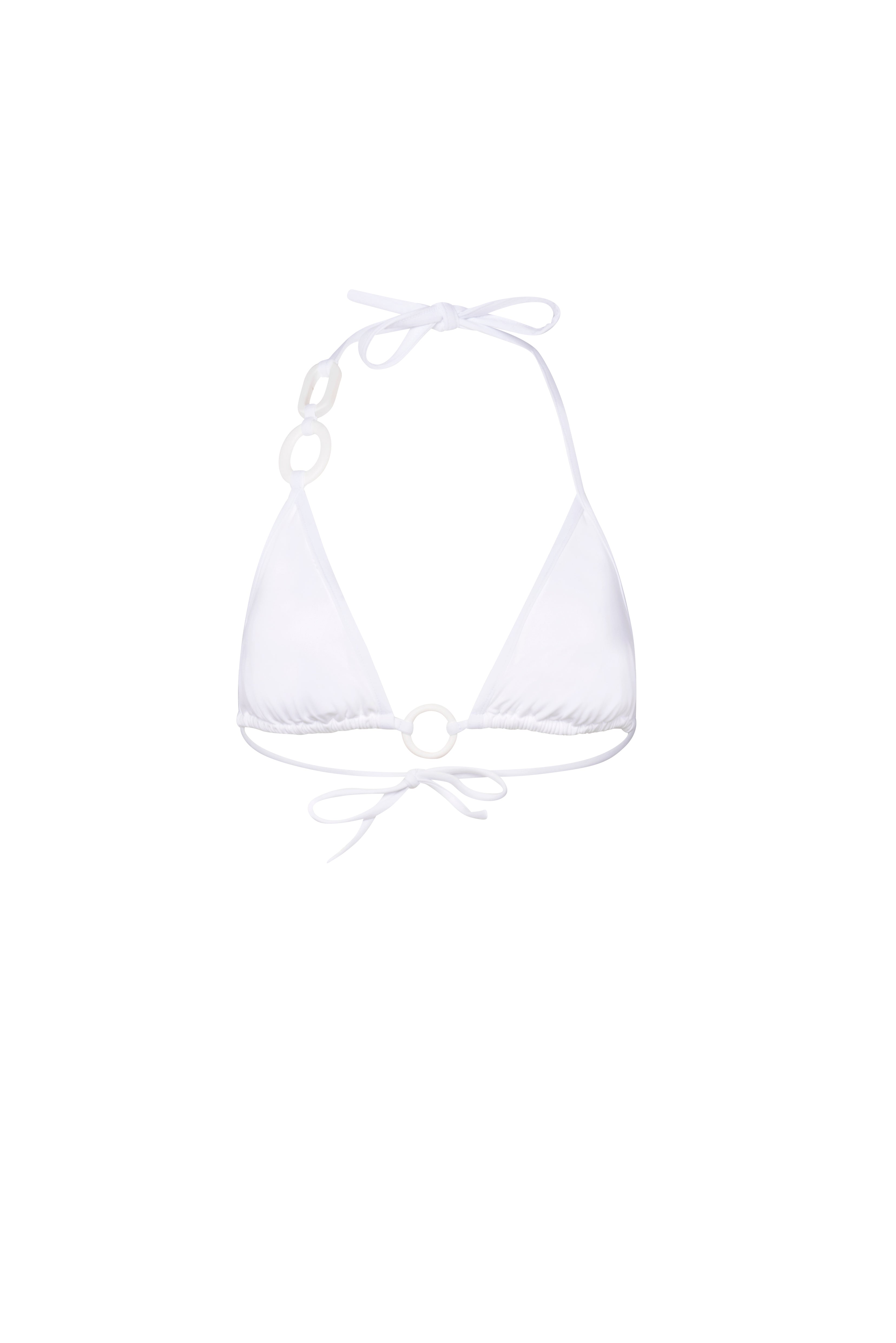 Triangle anneaux Blanc
