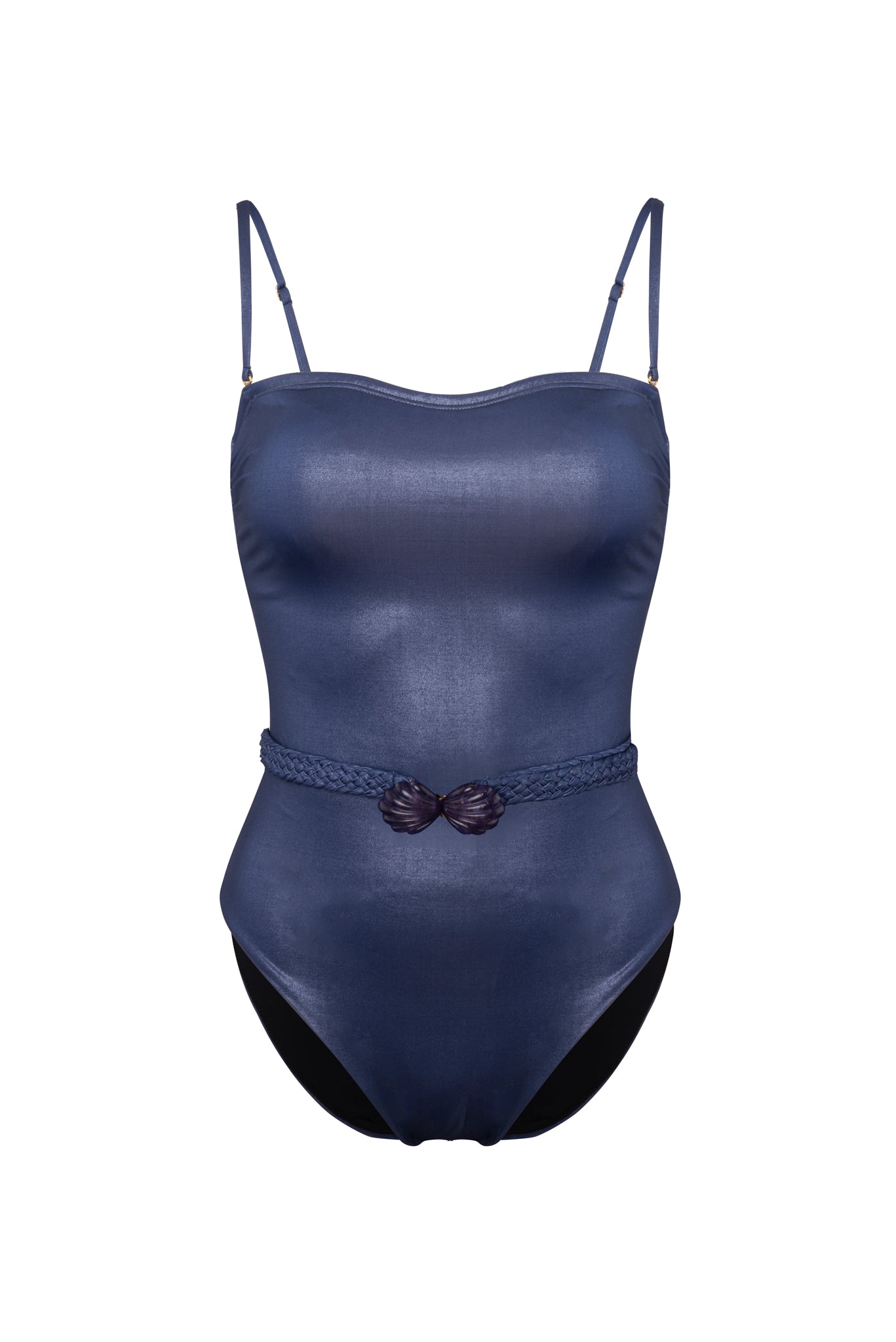 One-piece satin seashell
