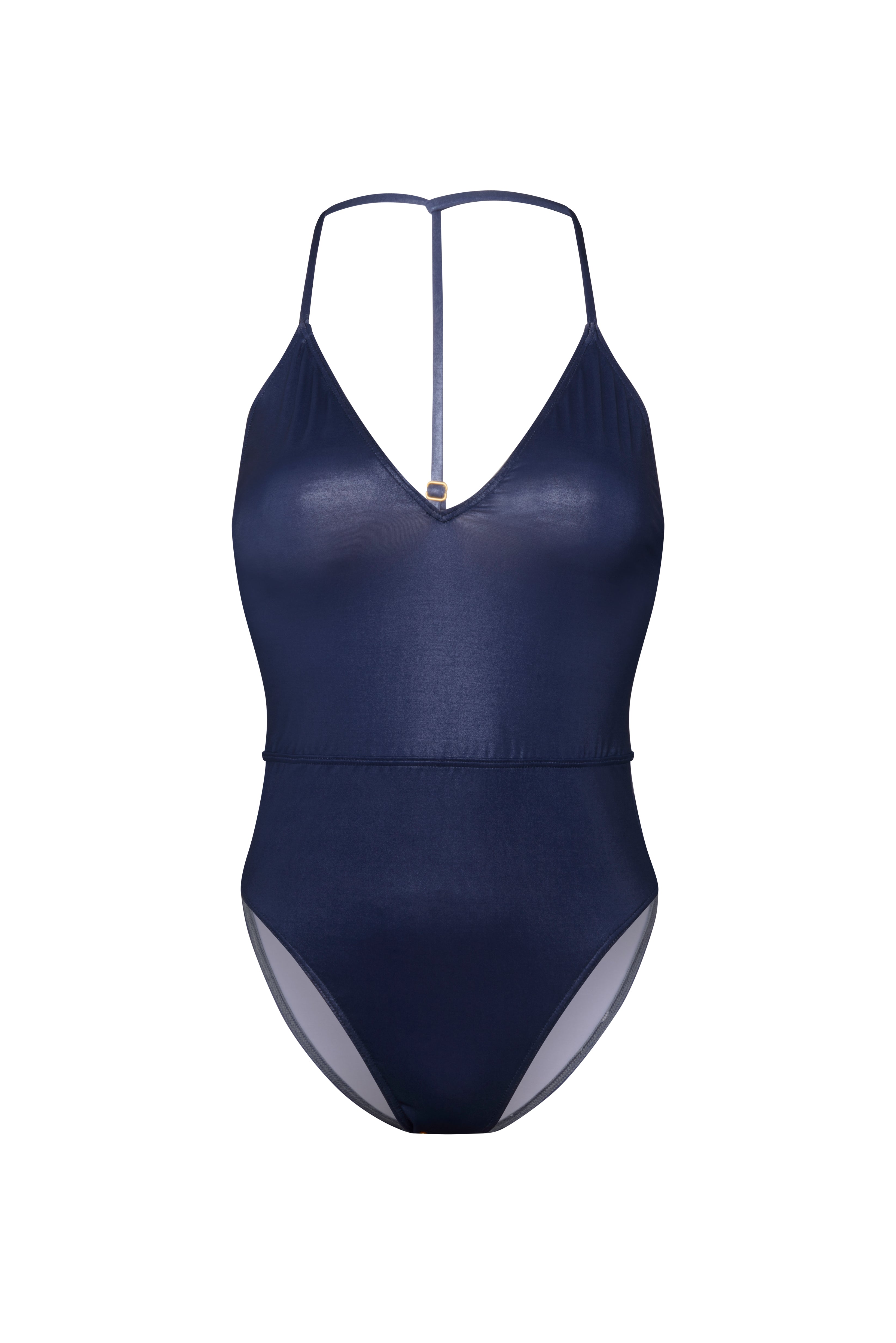 One-piece satin sailor suit
