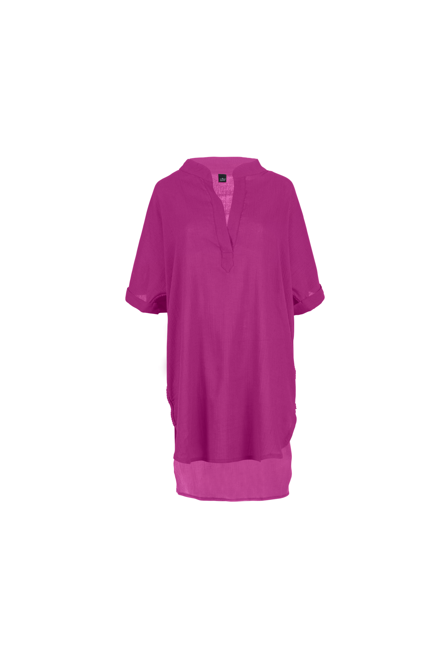 CLÉO - robe de plage chemise rose marque française tatiane de freitas