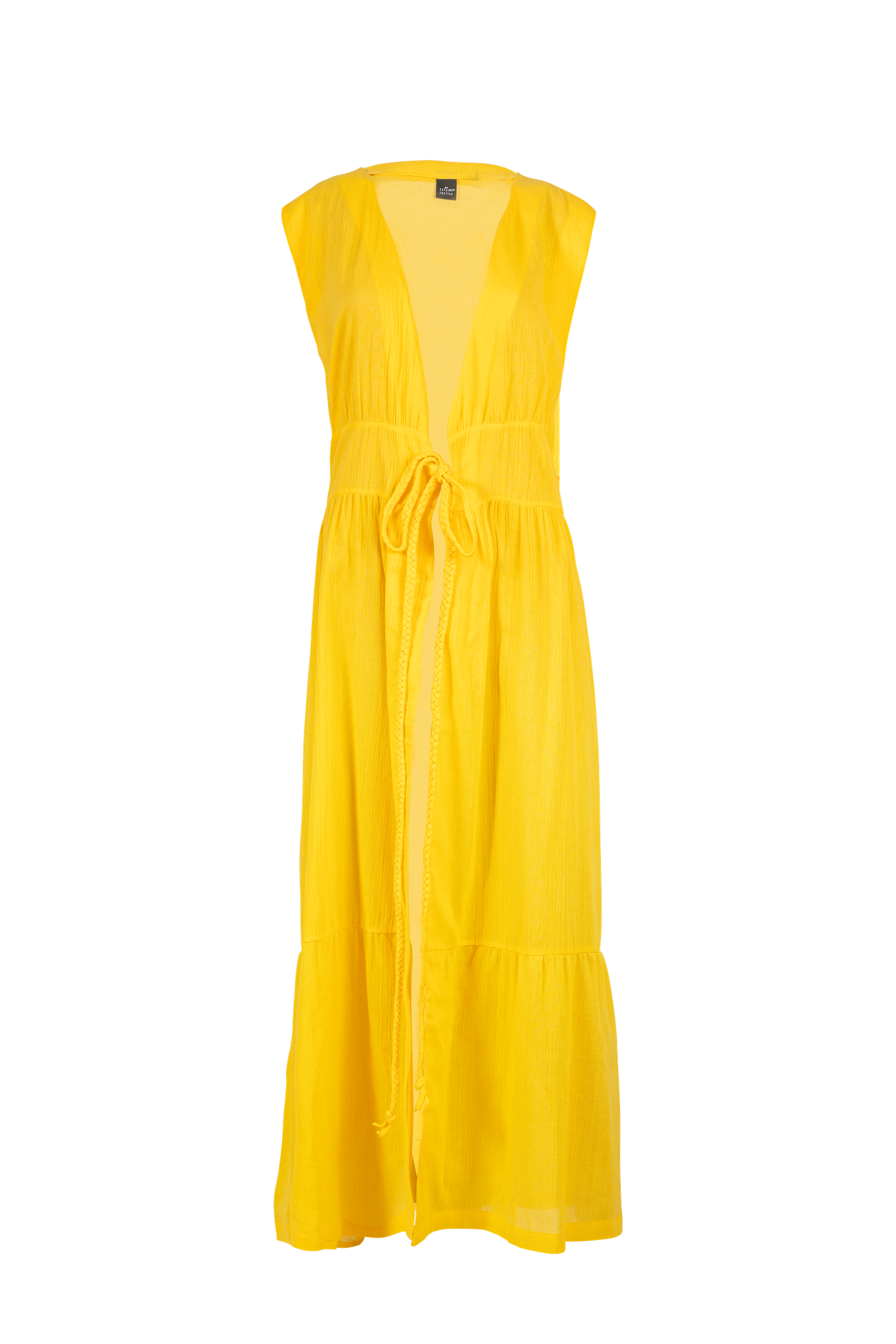 SIENNA - Robe de plage longue jaune marque française tatiane de freitas