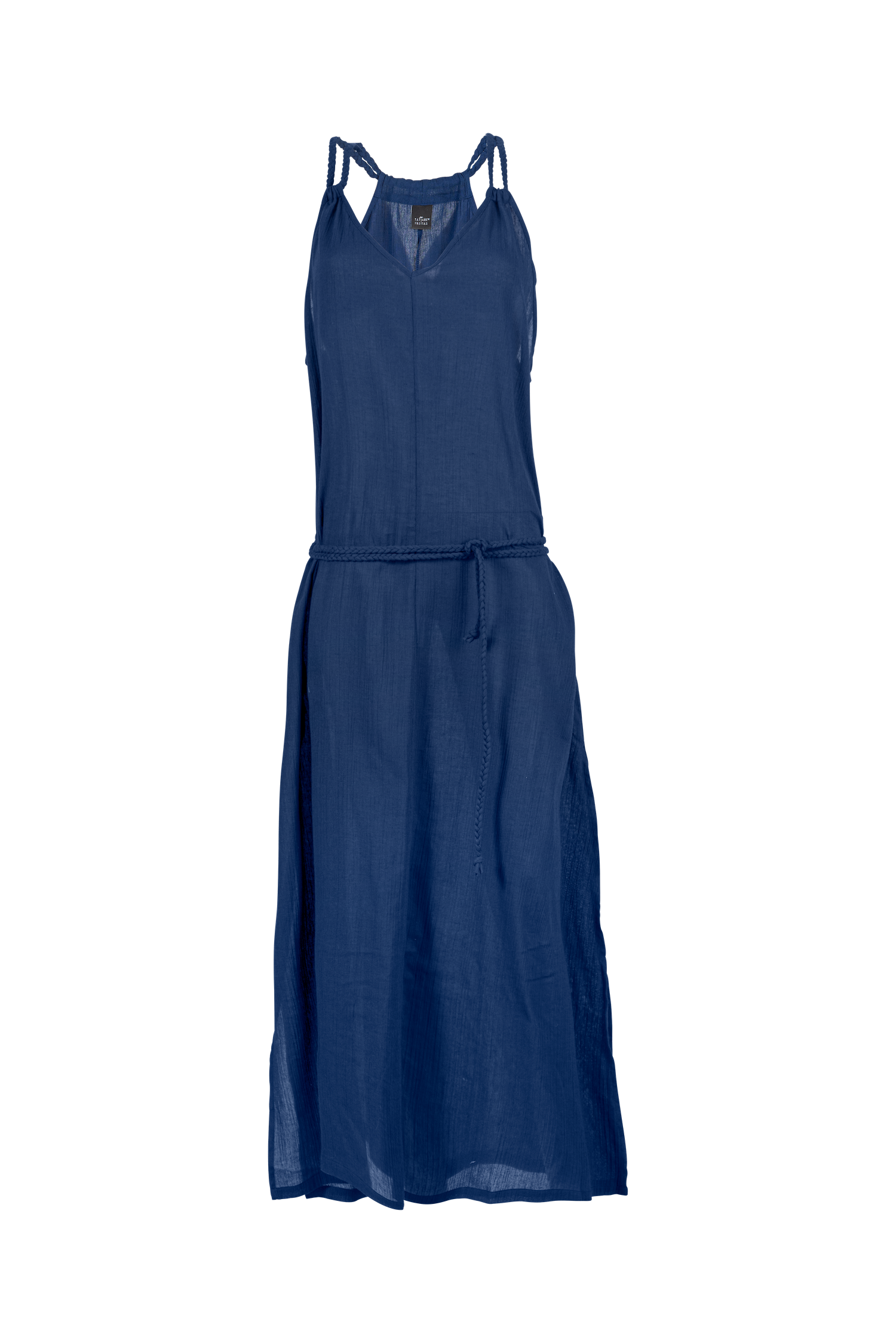 LEILA - robe de plage longue marine marque française tatiane de freitas